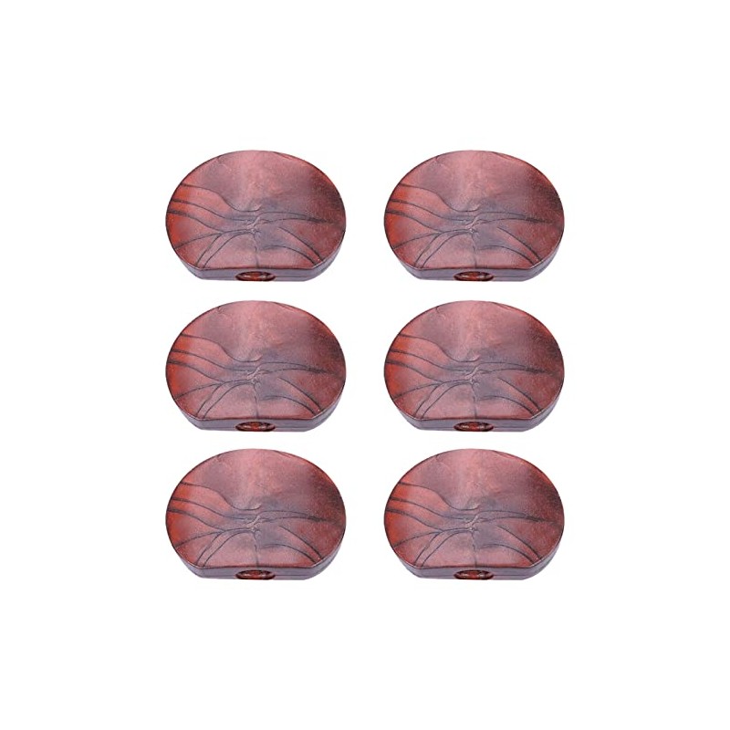 6 PCS Tuner Buttons Guitar Machine Head Semicircle Tuning Peg