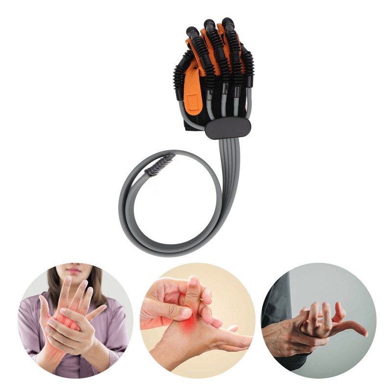 Right Hand Rehabilitation Robot Glove Accelerate Recovery Resin Fiber Finger