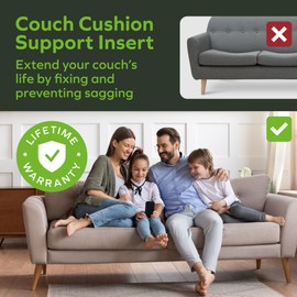 BEN'SHOME® Heavy Duty Couch Cushion Support for Sagging Seats | Solid Wood Non-Slip Sofa Support | 58"-67" x 23" | Adjustable Reinforced Boards | Quick & Effortless Installation