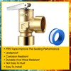 Gulfmew 30 PSI Pressure Relief Valve, 3/4" FNPT Female Inlet