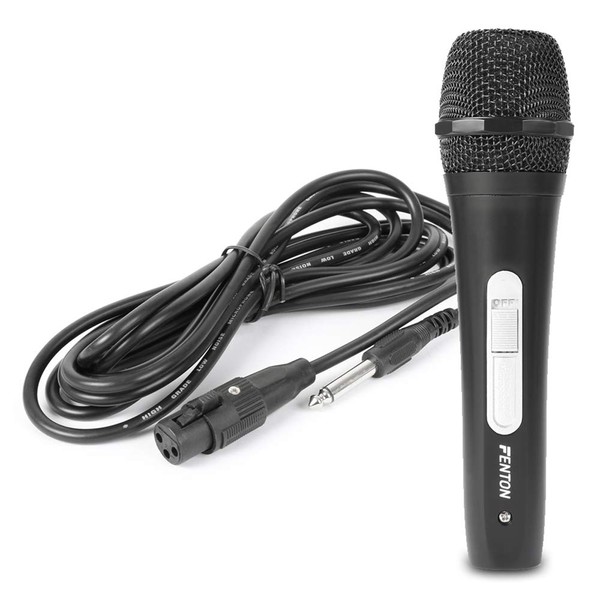 Fenton Dynamic Microphone DM110 Unidirectional Vocal Mic DJ PA MC