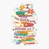 Reading list Bumper Sticker Vinyl Decal 5 inches