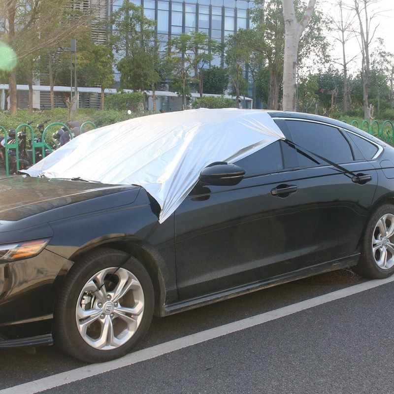 TSUINZ Car Front Windshield Sun Shade Cover For Dodge Foldable