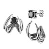 HZMAN Spike Stud Earring for Men Women Stainless Steel Retro