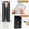 Cup Dispenser, Wall Mounted Mouthwash Cup Dispenser Fit 4oz-7oz Disposable
