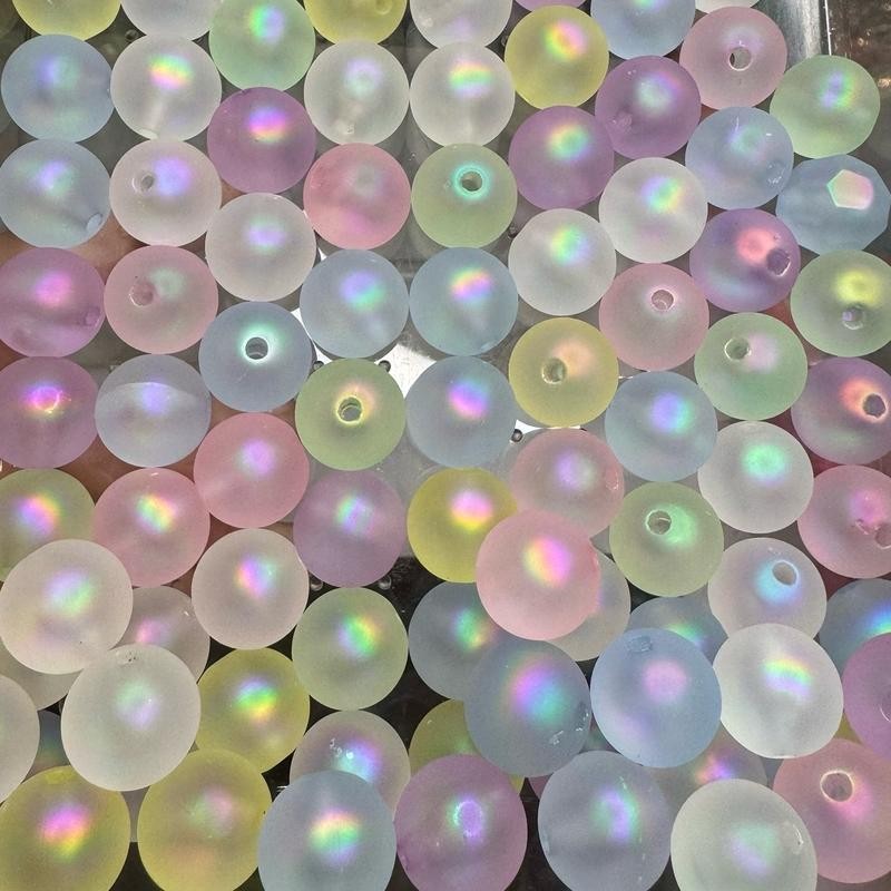 100ct Wholesale Bead Bags for Pen:_14mm Raspberry