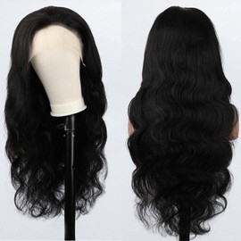 Perücke für Damen, natürlich, brasilianisch, 13 x 6, Lace-Perücke, menschliches Haar, Body Wave, Echthaar, 200 % Dichte, glueless, menschliches Haar, für Damen, natürliche menschliche Perücke, 60 cm