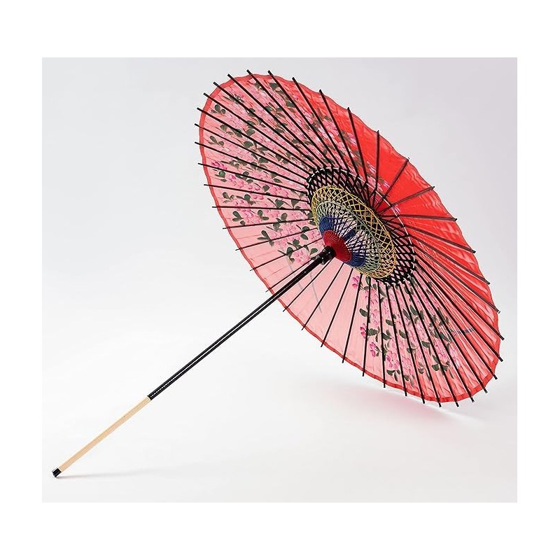 山本竹細工屋 （YAMAMOTOTAKIZAYIKUYA) Japanese Umbrella Silk Umbrella Sakurae Sequel Pattern Dance