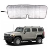 Windshield Sunshade Compatible with Hummer H3 2005-2009, Auto Sun Visor,