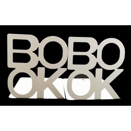 Winterworm Cute Fashion Book Style Nonskid Bookends Art Bookend Home Office Kitchen Book Shelf (White)