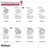SILBERKANNE Premium Silver Plated Lily Picture Frame 9 x 13