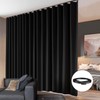 hoeflife Room Divider Curtain with Flexible Ceiling Track, Total Privacy