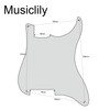 Musiclily 4 Hole Guitar Stratocaster Pickguard Blanks Material for Strat