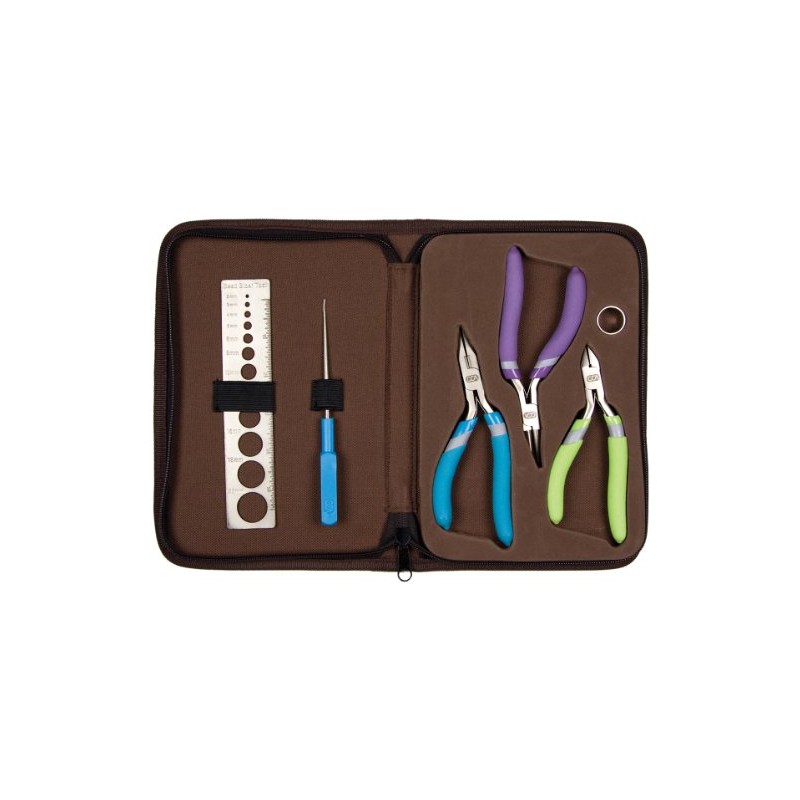 Cousin Precision Comfort Jewelry Tool Kit, Brown (4451)