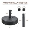 YSSOA 9' Patio Umbrella 20" Capacity Fillable Heavy Duty Round