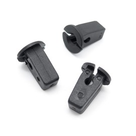 VVO Fasteners Plastic Underbody Shields and Insulation Panel Fastener Screw Grommet, Black (Pack of 10)