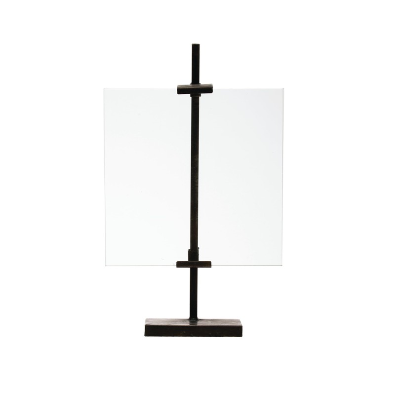 Creative Co-Op 10 in x 16.75 in Black Adjustable Metal