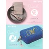 (JOIN K) Initial Keychain Motif & Initial Charm Accessory Bag