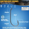 Catfish Hook Set Offset Octopus Circle & Baitholder Hooks 100-Pack