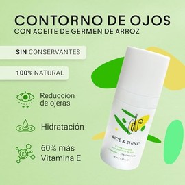 Contorno De Ojos 15 ml | Crema Para Ojeras Y Líneas De Expresión | Con Vitamina E Natural | Hidratación Profunda | Para Todo Tipo De Piel | Skin Care