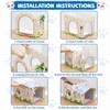 Lineshading Multi Level Cardboard Cat House with 3 Scratchers Large