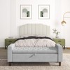 Befurtori Queen Size Headboard Only, Velvet Wall Mounted Headboard Queen/Full