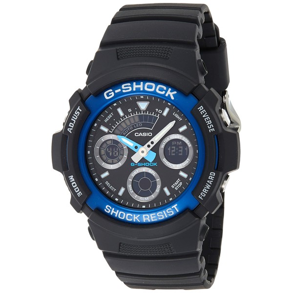 CASIO AW-591-2ADR G-Shock Watch, Digital/Analog Watch, Blue