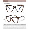 EYEURL 3 Pack Oversized Cat Eye Reading Glasses for Women