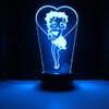Miss Boop LED Lamp Color Changing USB Night Light and