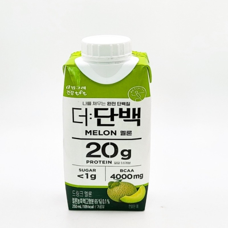 Binggrae The Protein Drink Melon 250ml 36 count / 빙그레