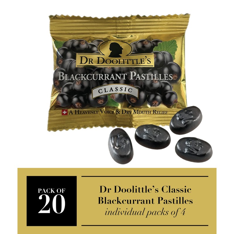 DOOLITTLE Dr Classic Soft Fruit Pastilles for Voice and Throat,