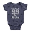 One-Piece Here Comes The Judge 99 Newborn Navy Blue Star