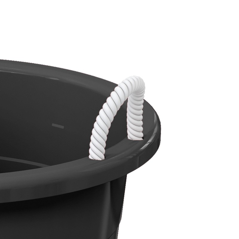 Life Story Large 17 Gallon Flexible Plastic Storage Bucket Container