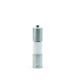Bisetti Terni Adjustable Salt Mill Grinder, 7.5 Inch, Clear