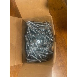 Fastenal Zinc Plated 3.25" Eye Lag Self tapping ceiling  Screw 100 count