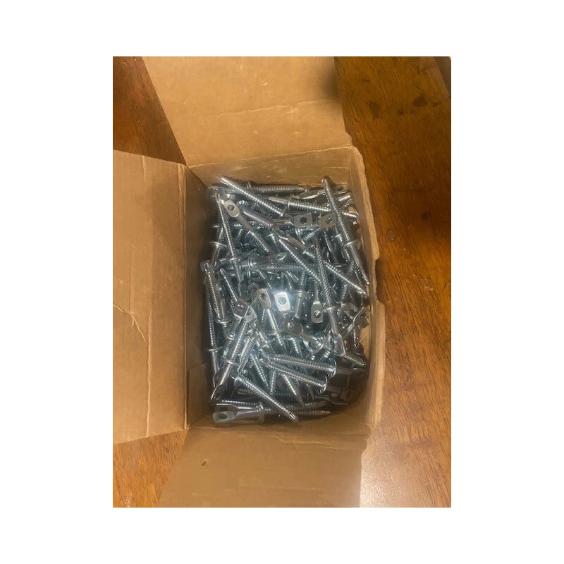 Fastenal Zinc Plated 3.25" Eye Lag Self tapping ceiling Screw