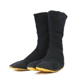 Rikioh FJ10M Children's Festival Tabi (Sewn), Magic 10 Sheets, Black, 7.5 inches (19.0 cm), Black