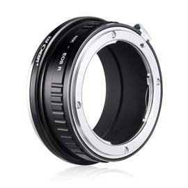 K&F Concept Lens Adapter Ring Compatible with Nikon Lens to Canon EOS R-(NIK-EOS R) Housing Mount