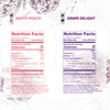 CHI FOREST Sparkling Water Beverage, Peach & Grape drinks, Zero