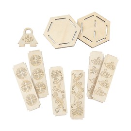 Color Your Own Asian Lanterns – 6 Pieces