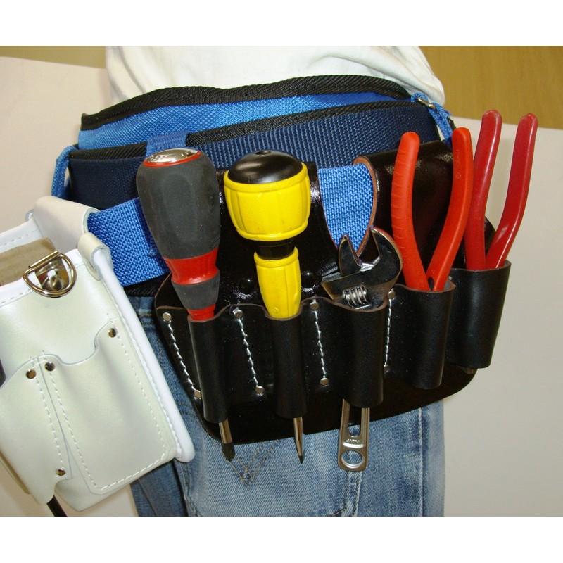 Kozuchi SP-A5 Black Floor Leather Pliers Holder for 7 Inches