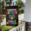 Autism Awareness Garden Yard Double Sided Vertical Flag 12 X