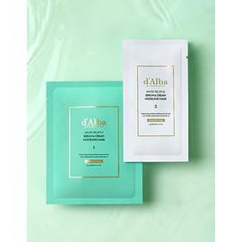 Dalba [달바] 화이트 트러플 세럼 앤 크림 모델링 마스크 4회분 (진정/쿨링) [Dalba] White Truffle Serum and Cream Modeling Mask 4 Sets (Soothing/Cooling)