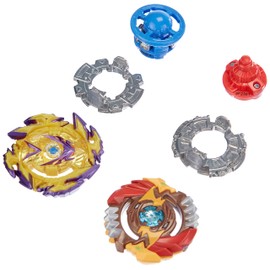 Beyblade Burst Surge Speedstorm Spear Valtryek V6 and Regulus R6 Spinning Tops Twin Pack - 2 Battle Spinning Tops Toy for Kids