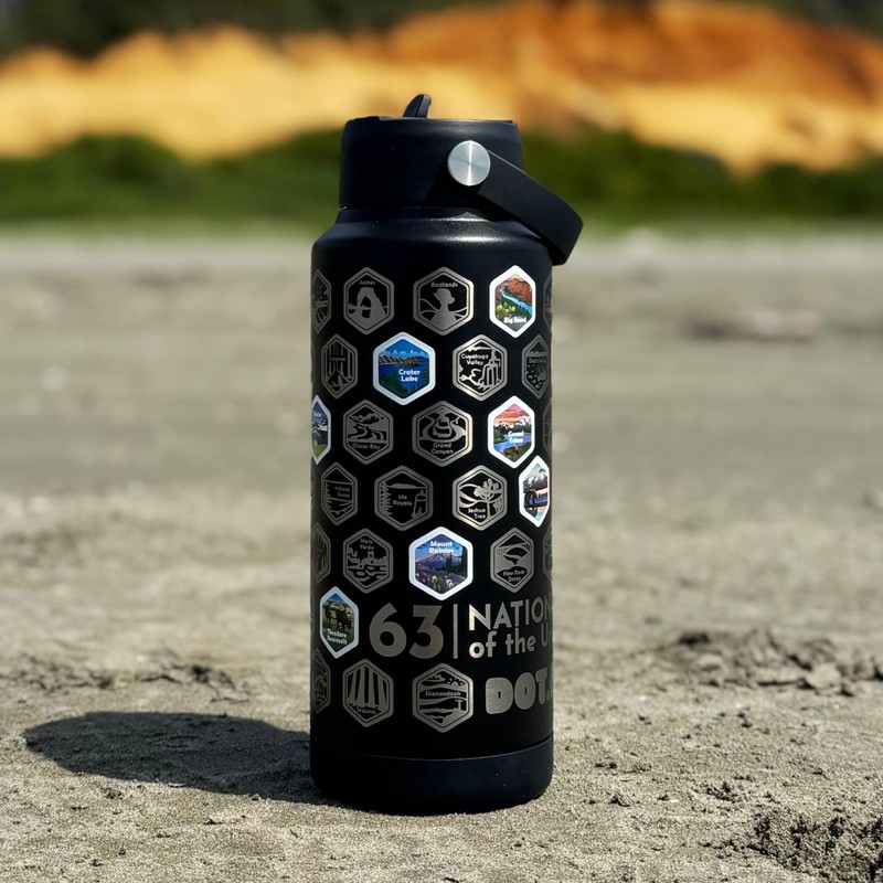 National Parks Water Bottle [2024 Edition] – 32oz Insulated Stainless