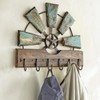 Black Forest Décor Weathered Windmill Coat Rack – Rustic Western