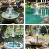 DDcafor Solar Fountain Pump for Bird Bath Solar Water Fountain