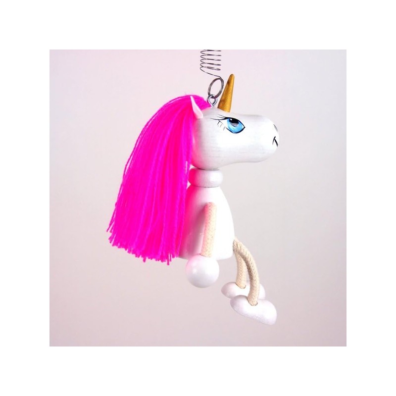 Schwingfigur Einhorn – Handgefertigte Dekoration aus Holz