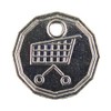 UK Phoenix Trolley Token New £1 Coin Shape 12 Sided