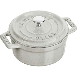 staub La Cocotte Round 40501-408 Mini Pico Cocotte Round Campagne 40501-408 Small Two Hand Cast Enamelled Pot with Serial Number